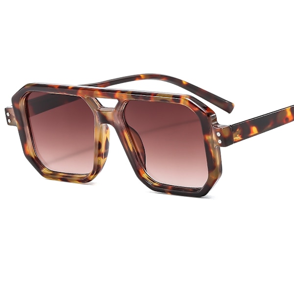 Literary and modern rice nail double beam sunglasses, fashionable sunglasses