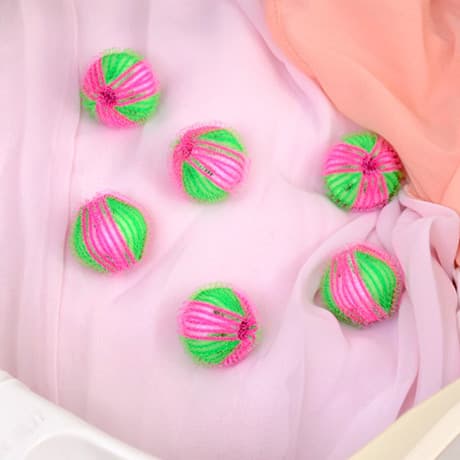 4CM Tvättmaskin Hår Fångare 6 Pack Grön