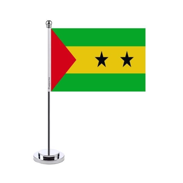 Sao Tome och Principes kontorsflagga 14x21cm