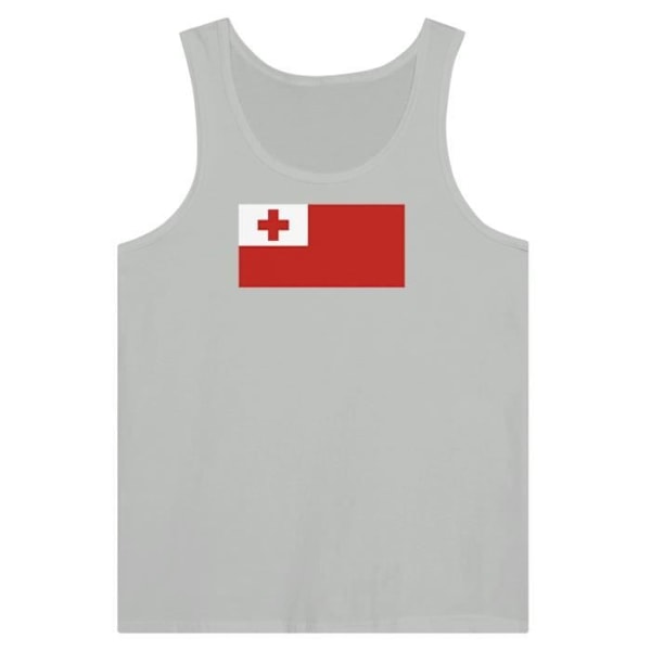 Tonga Flag Tank Top harmaa Grå M