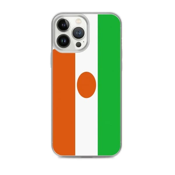 iPhone Cover - Niger Flag - iPhone 13 Pro Max - Blød - Multifarvet - Vertikal Flerfärgad