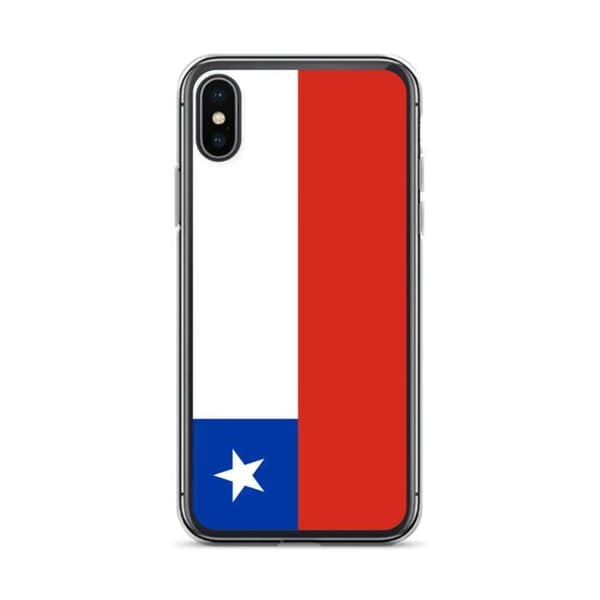 Coque - PIXELFORMA - iPhone XS Max - Chile's Flag - Blød silicone - Fuld beskyttelse Röd