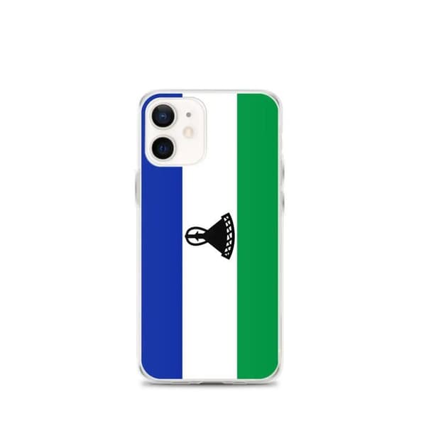 Coque Telefon Flag Lesotho - iPhone 12 mini Flerfärgad
