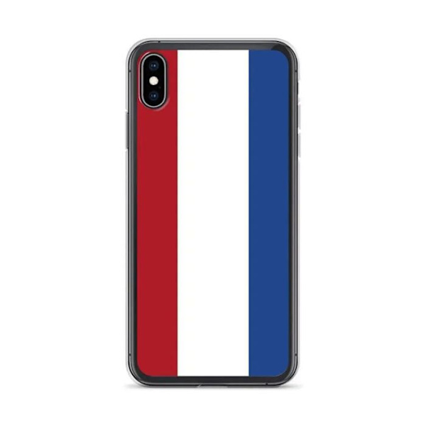 iPhone Case - Netherlands Flag - iPhone XS Max - Flexible - Multicolor - Vertical Flerfärgad