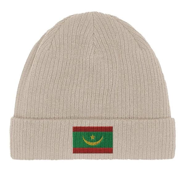 Beige Mauritania Flag Cap Beige
