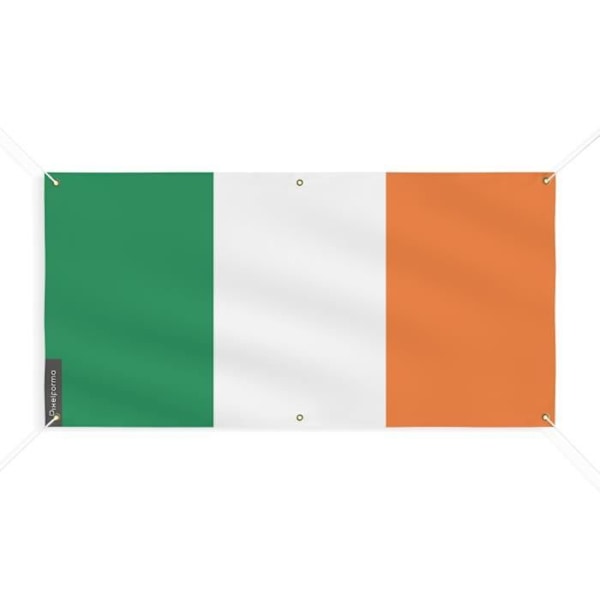 Banner Flag of Ireland 6 Øjer 120x240cm i polyester