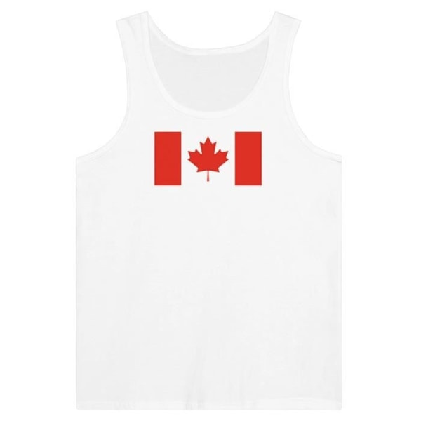 Canada Flag Tank Top i hvid Vit M