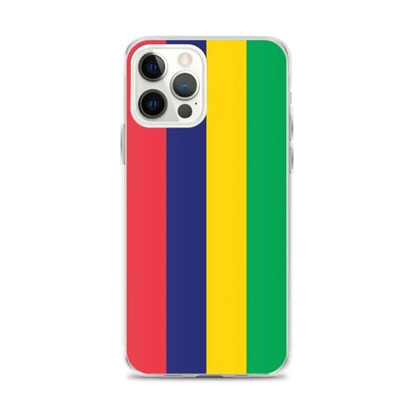 Mobilskal Flagga Mauritius - iPhone 12 Pro Max Flerfärgad