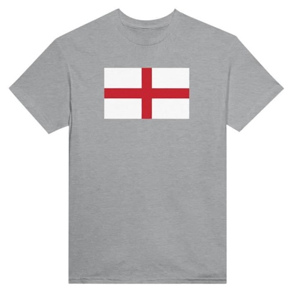 England Flag T-shirt i grå farve Grå jag