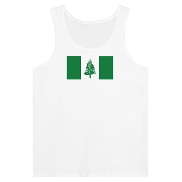 Norfolk Island Flag Tank Top i hvid Vit XS