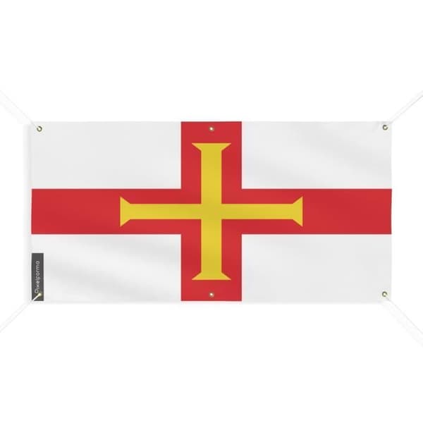 Guernseyn lippulippu 6 silmukkaa 100x200cm polyesteriä
