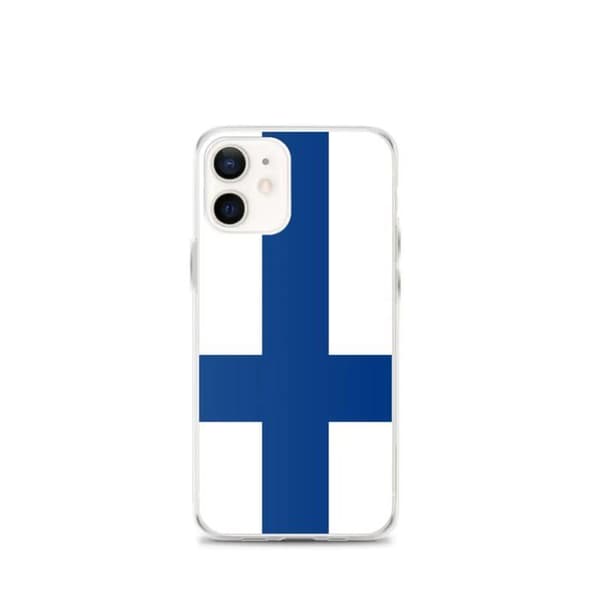 Telefonskald Drapeau Finlande - iPhone 12 mini Flerfärgad