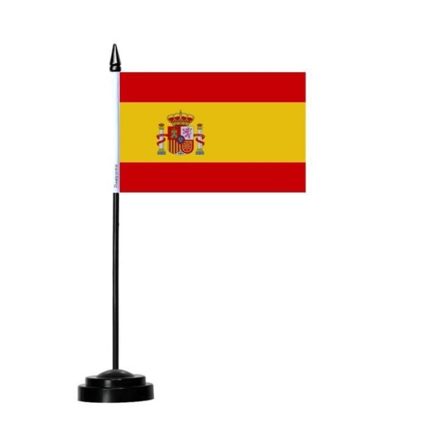 Spanien Bordflag 14x21cm i polyester