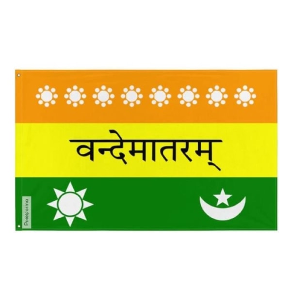 Calcutta 1906 flag 128x192cm i polyester