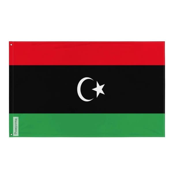 Libyan lippu 60 x 90 cm Flerfärgad