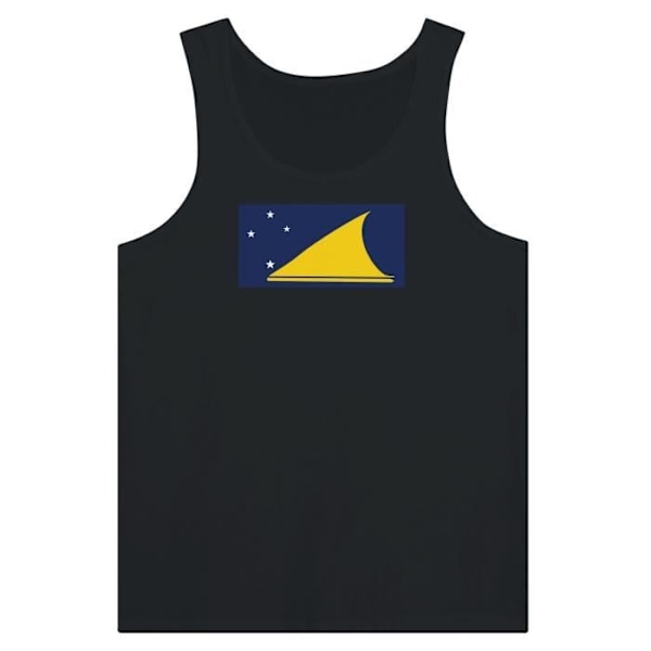 Tokelau Flag Tank Top i Svart Svart jag