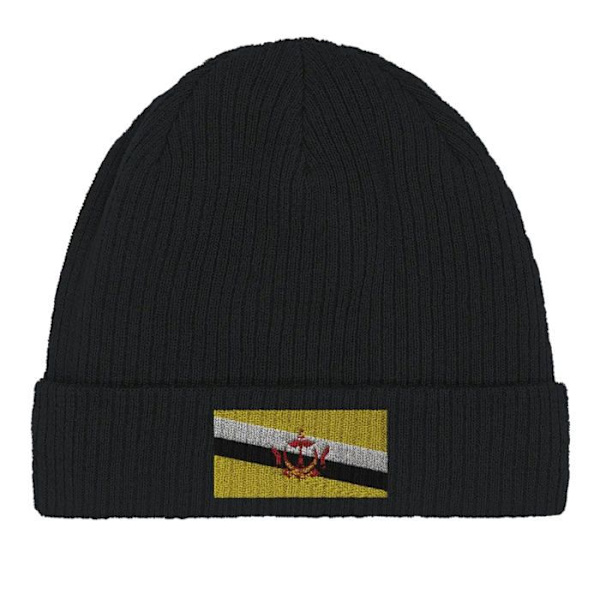 Bonnet Lippu Brunei mustassa Svart