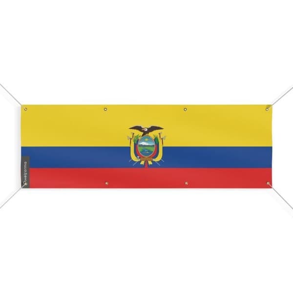 Ecuadorin lippubanneri 8 silmukkaa 190x570 cm