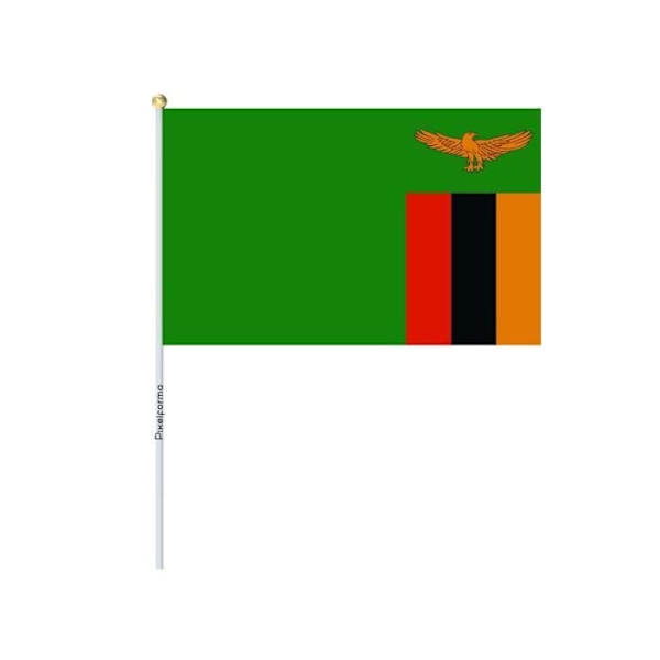 Partier Mini Flag of Zambia i 50 stykker 20x30cm