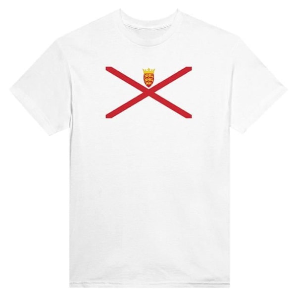 Vit Jersey Flagga T-shirt Vit XXXXL