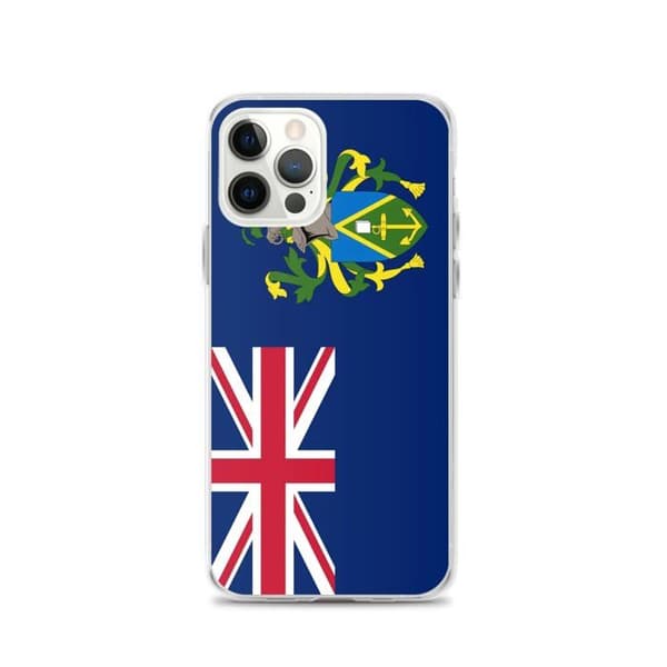 Coque Telefon Flagga Pitcairnöarna - iPhone 12 Pro Flerfärgad
