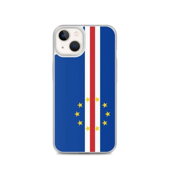Coque Telefon Flag Cape Verde - iPhone 13 Flerfärgad