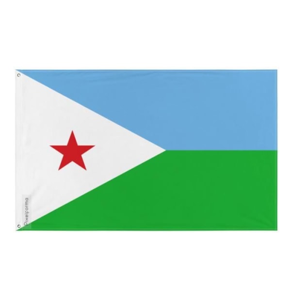 Djibouti flag 96x144cm i polyester