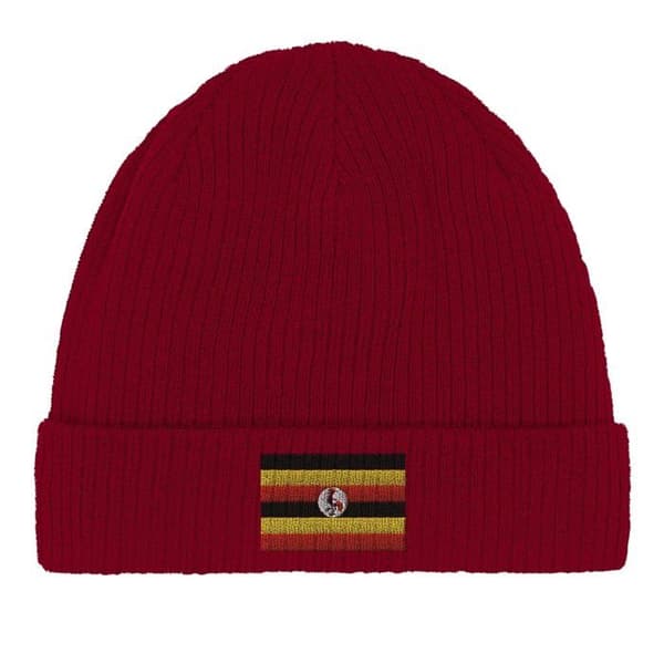 Bonnet Flag Uganda i Rød Röd