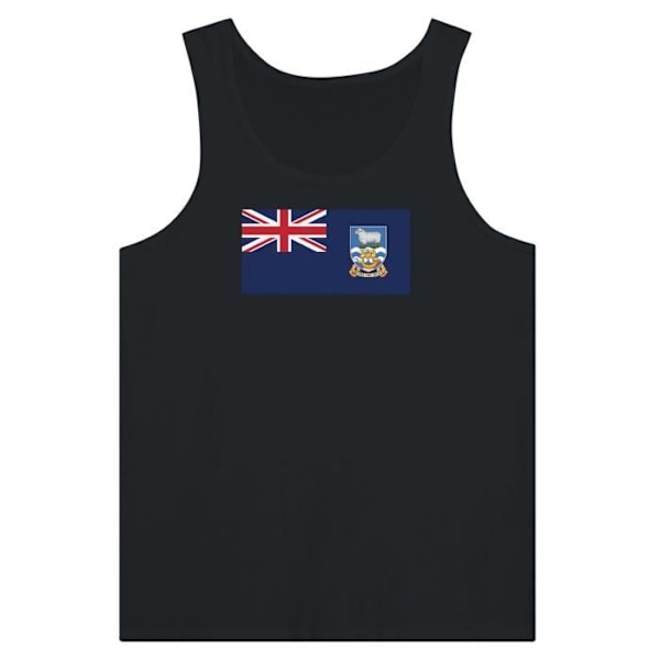 Falkland Islands Flag Tank Top i sort Svart M