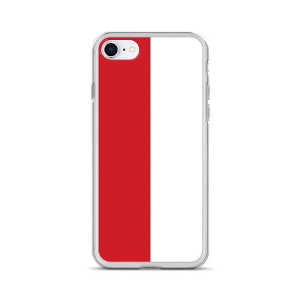 Coque iPhone - Monaco - Flag - Blød - Multifarvet - Kompatibel med iPhone 6 Plus Flerfärgad