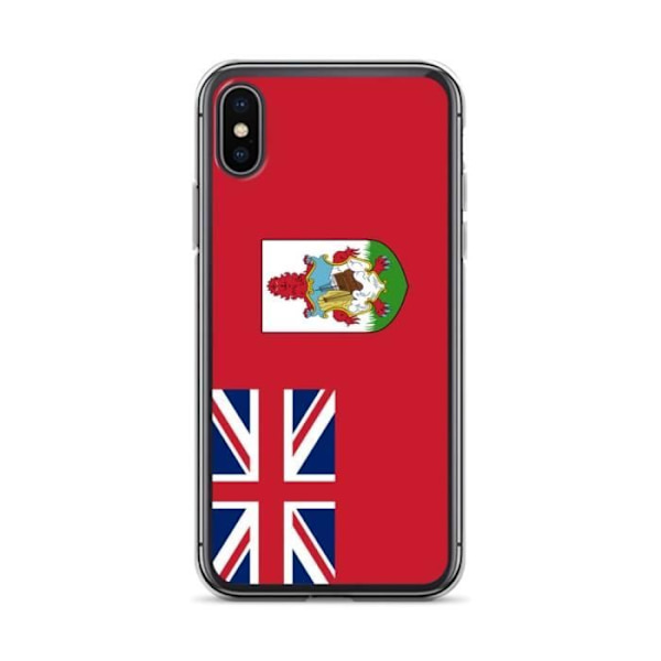 Coque - PIXELFORMA - iPhone X - Bermuda Flag - Blød silikone - Fuld beskyttelse Blå