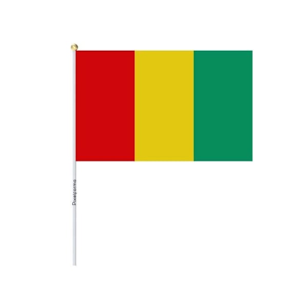 Partier Miniflag Guinea i 100 stykker 30x45cm