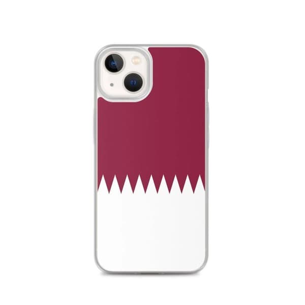 Coque Telefon Drapeau Qatar - iPhone 13 Flerfärgad