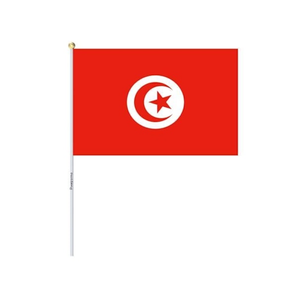 Mini Flag of Tunisia 20x30cm i polyester