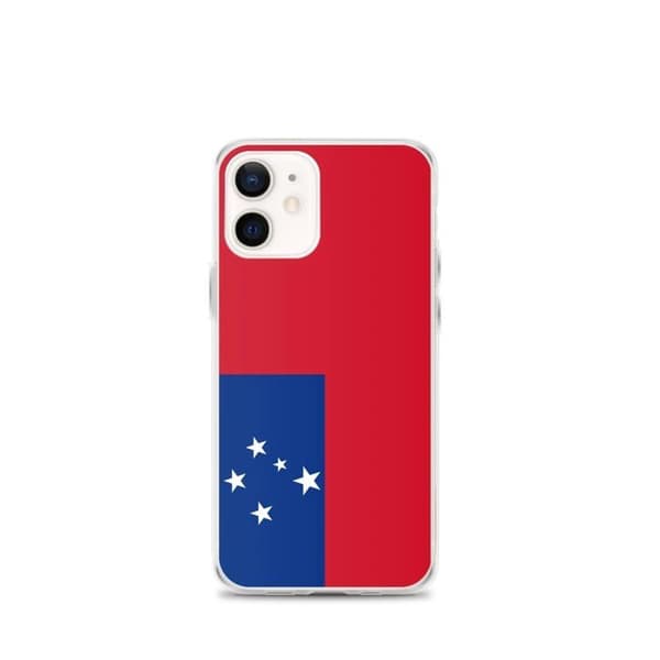Coque Telefon Flagga Samoa - iPhone 12 mini Flerfärgad