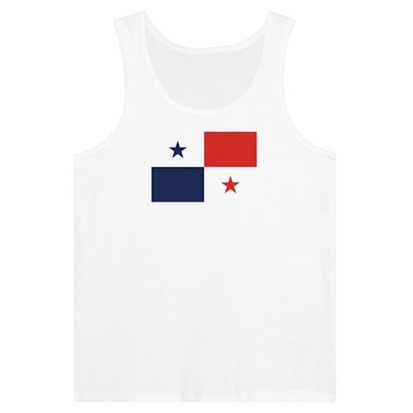 Panama Flag Tank Top i hvid Vit XXL