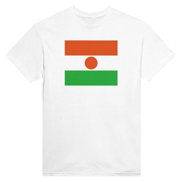 Niger Flag T-paita valkoisena Vit jag