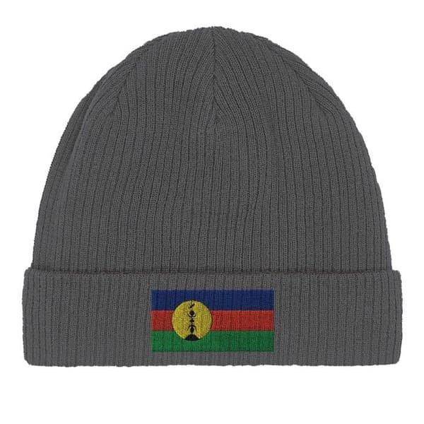 Bonnet Drapeau x de la Nouvelle-Calédonie en Harmaa Grå
