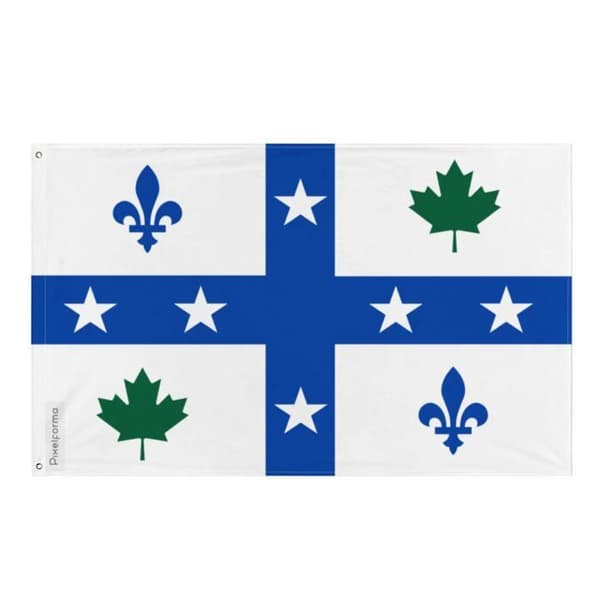 Flag - Acadians - Androscoggin - 60 x 90 cm - Polyester - Double-sided print Flerfärgad