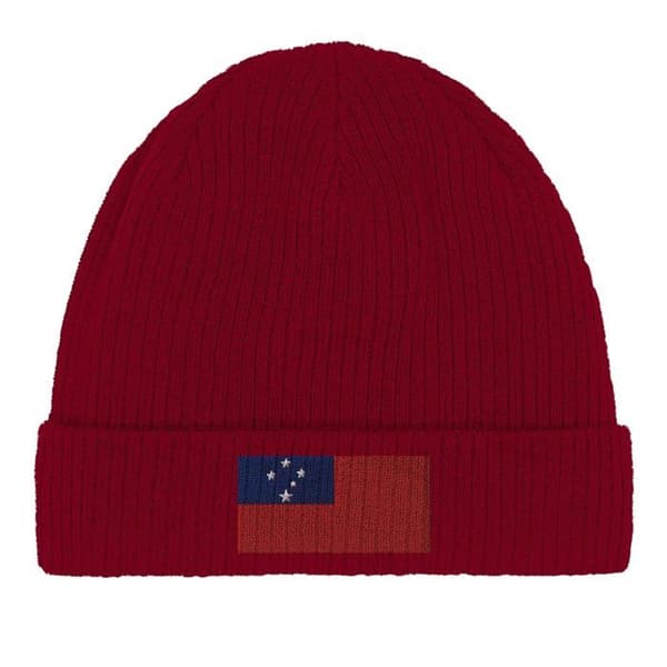 Bonnet Flag Samoa i Rød Röd