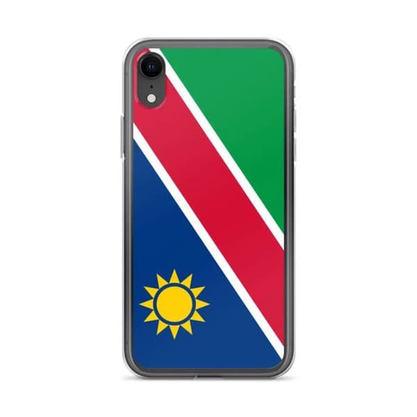 Coque - PIXELFORMA - iPhone XR - Flag af Namibia - Fuld beskyttelse - Fleksibel Namibias flagga