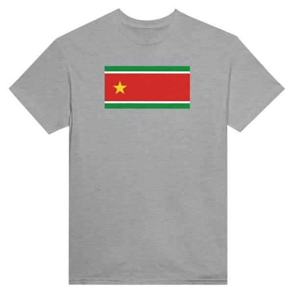 Guadeloupe Flag T-shirt i grå farve Grå XXXXL