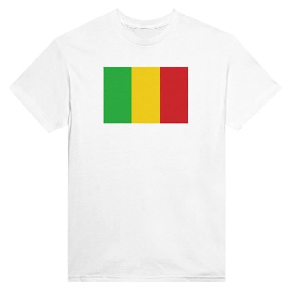 Mali Flag T-shirt i hvid farve Vit XL