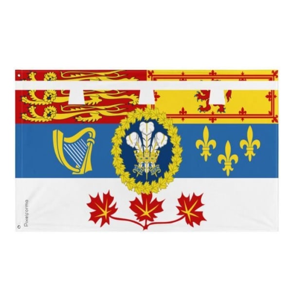 Prince of Wales standardflagga 90x150cm i polyester