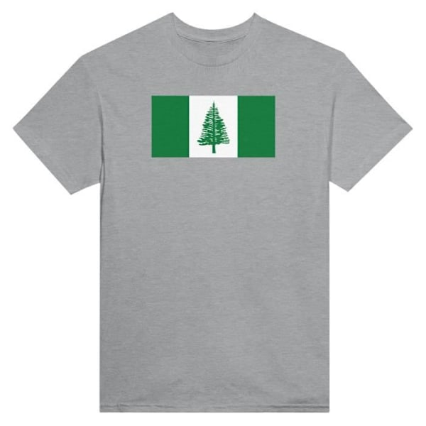 Norfolk Island Flag T-shirt i grå farve Grå M