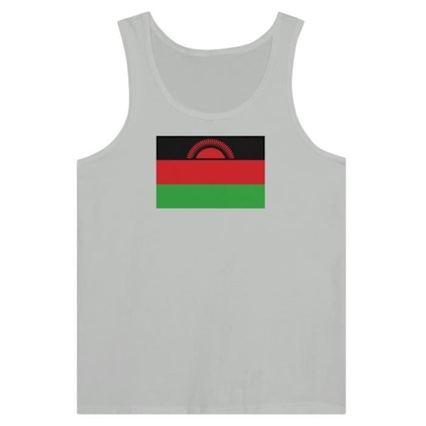 Malawi Flag Tank Top harmaa Grå S