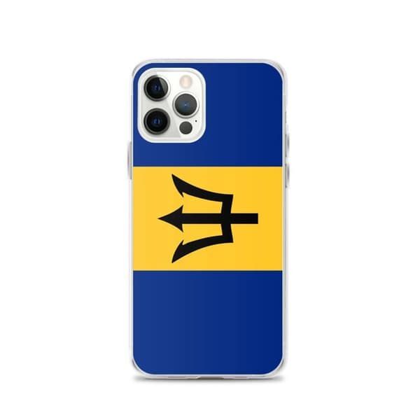 Coque Téléphone Drapeau Barbade - iPhone 12 Pro Flerfärgad