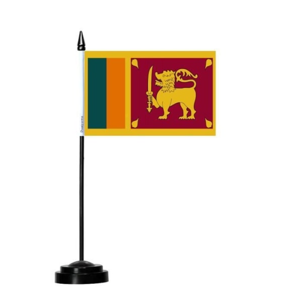 Sri Lankan pöytälippu 14x21cm polyesteriä