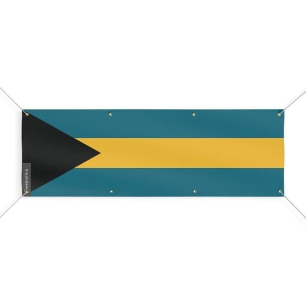 Bahaman lippubanneri 8 silmukkaa 120x360 cm