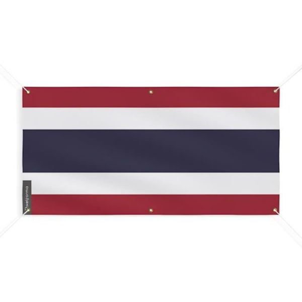 Banner Flag of Thailand 6 Øjer 110x220cm i polyester